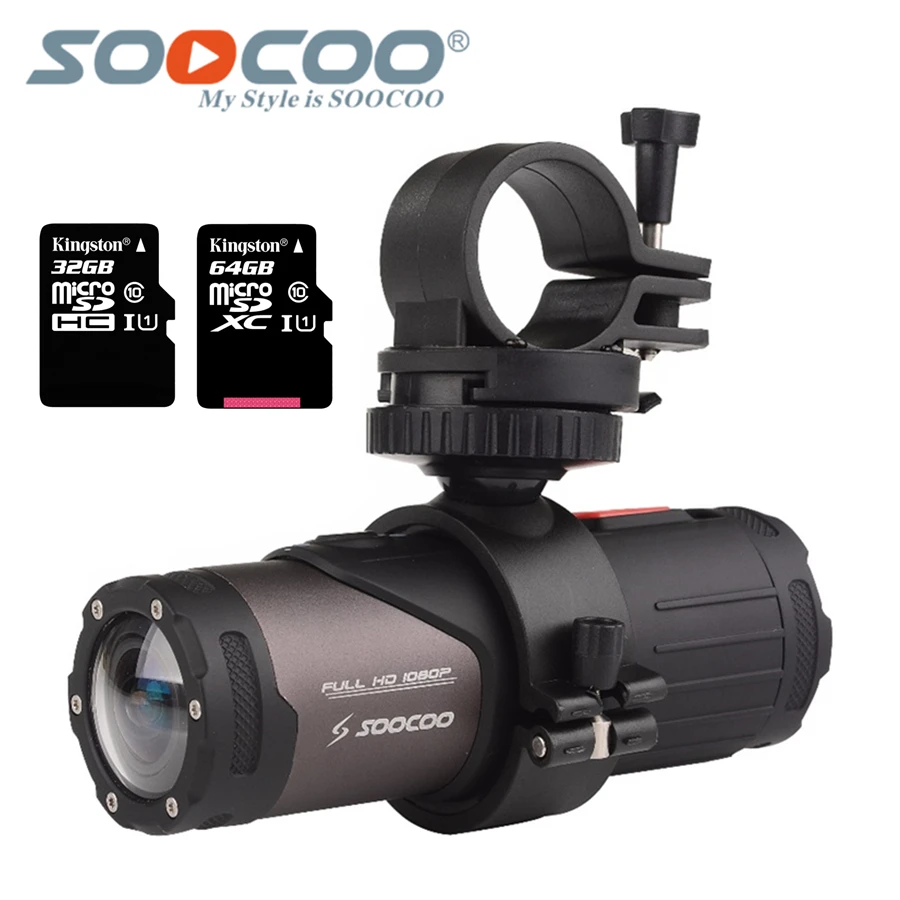 

SOOCOO S20w Waterproof Camera Action Underwater Camera Sport Onderwater black cam bullet for bike bicycle gun helmet with box