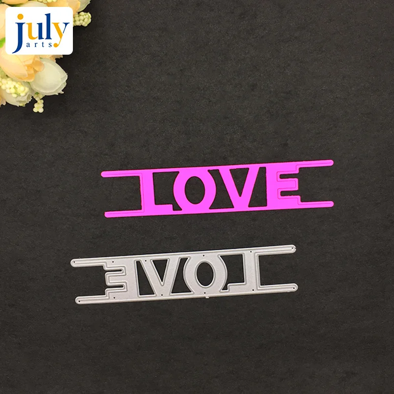 

Julyarts Metal Die Cuts 147*31mm Letter Dies Cutting Scrapbooking Carbon Steel Craft Create Stamps Paper Card Stencil