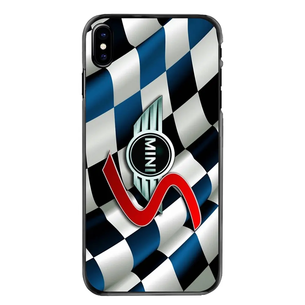 Hard Phone Bag Case UK mini cooper jcw logo Stripes Print For Samsung Galaxy Note 2 3 4 5 S2 S3 S4 S5 MINI S6 S7 edge S9 S8 Plus |
