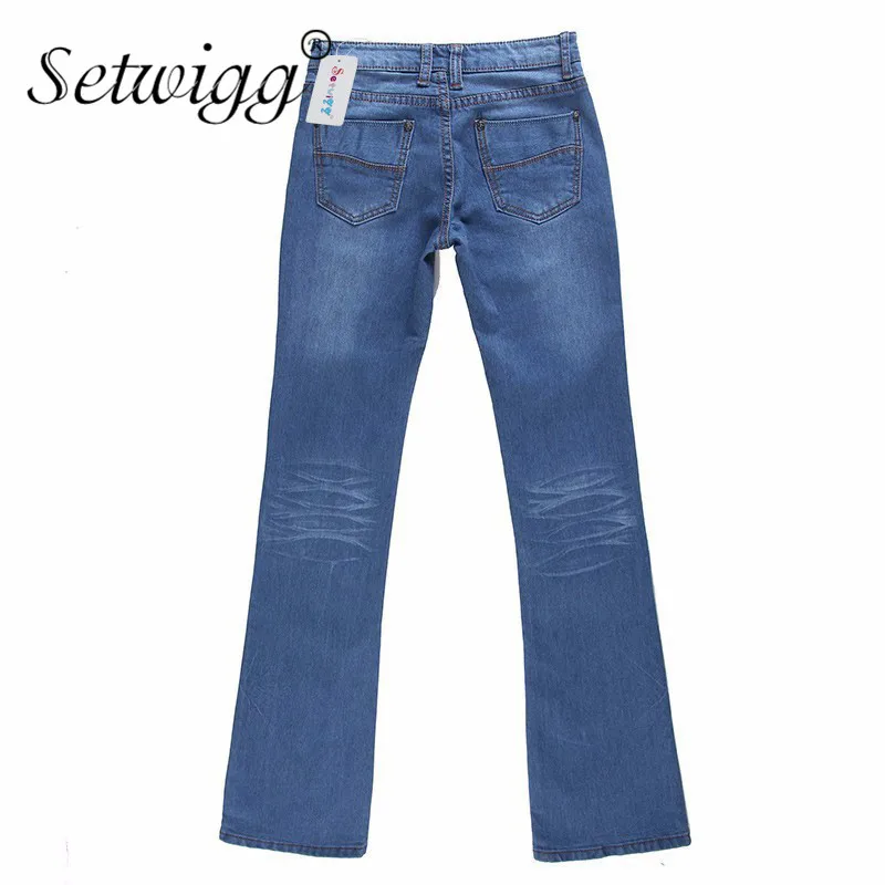 Женские облегающие джинсы SETWIGG синие с низкой талией|jeans low|flare jeansjeans trousers |