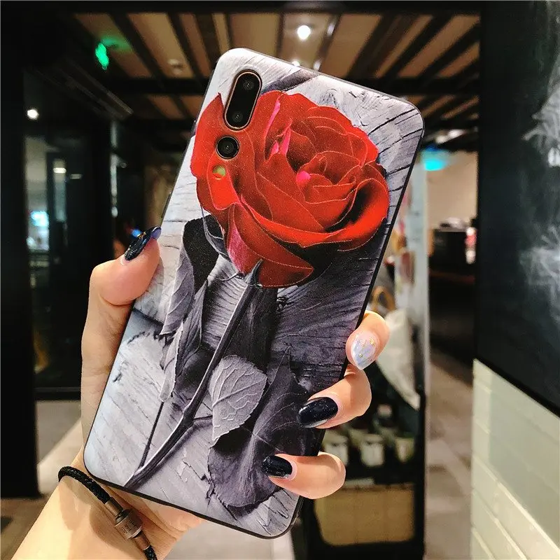 MOLIKE Case For HUAWEI P20 P10 Cute Floral Patterned TPU Back Cover for Pro Soft Silicone Phone Cases Coque |