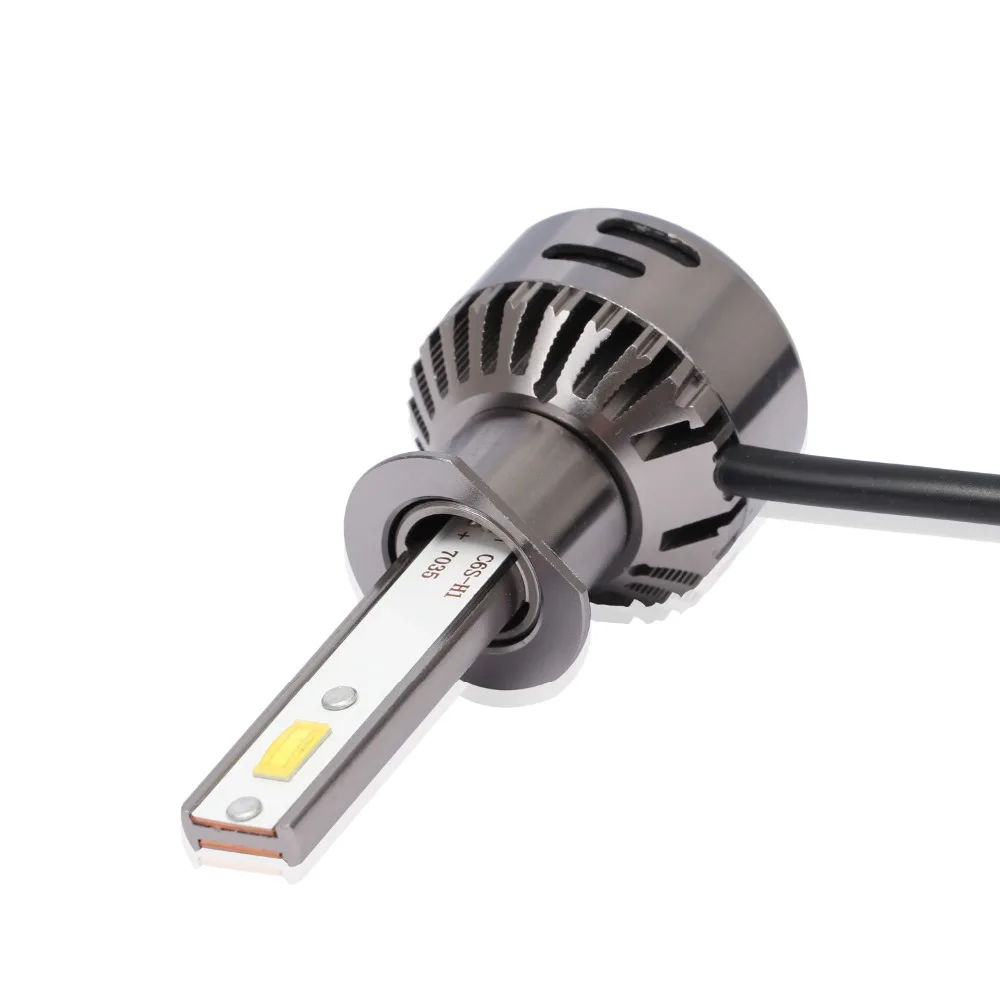 Aslent H7 светодиодный объектив 55 Вт/лампа 20000LM 6500 LED Canbus Error Free H4 H11 H8 H1 HB3 9005 HB4 9006 для авто фары автомобиля 12 v