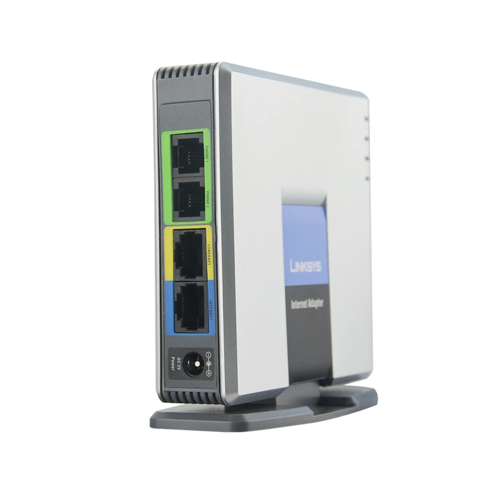 Лучший и дешевый разблокированный VoIP-адаптер Linksys SPA2102 с маршрутизатором VoIP-шлюз