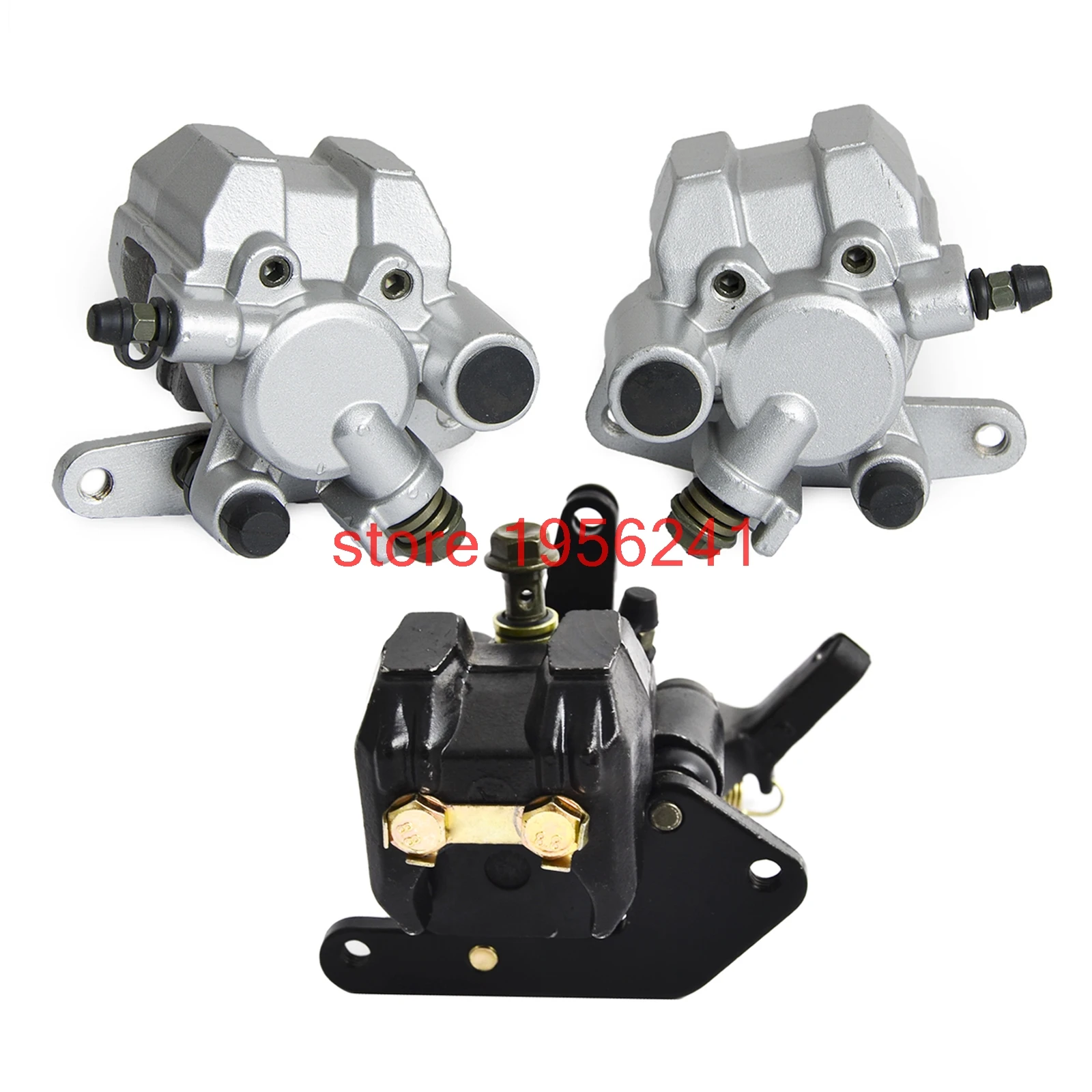 Передние и задние тормозные суппорты Кронштейны колодки для Yamaha Warrior 350 YFM350X Raptor 660