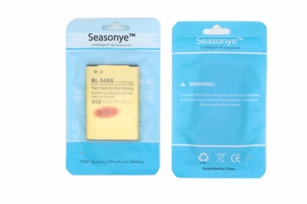 Seasonye 3030mAh BL 54SH / 54SG золотистый Сменный аккумулятор для LG F260S F260K F260L F260 LTE3 US780 L90 F7 G2 ect