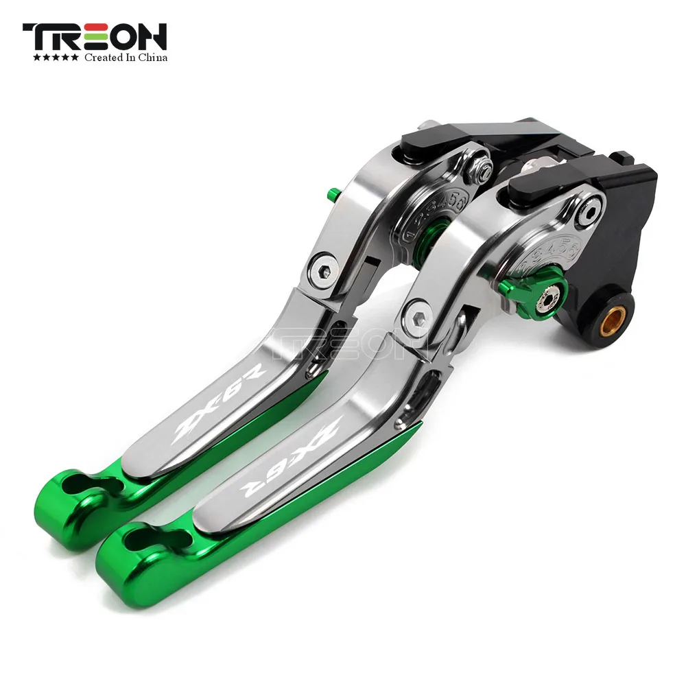 Зеленые аксессуары для мотоциклов Kawasaki ZX6R ZX636R ZX 6R 2007 2014 2015 2016 2017 CNC алюминиевые