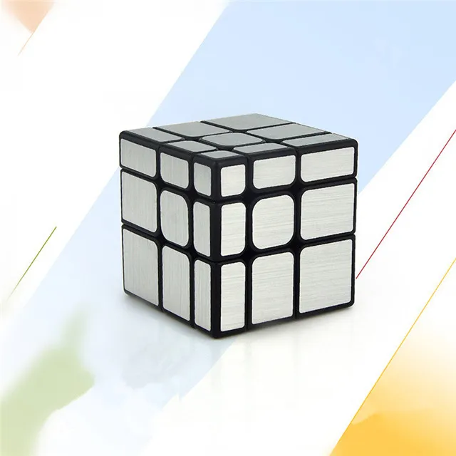 Style 2 Оригинальная коробка зеркало 3x3x3 Кубик Рубика для профессионалов магия с глянцевым покрытием головоломка скоростной куб обучающие игрушки для детей Рождественский подарок - Цвет: Style 2