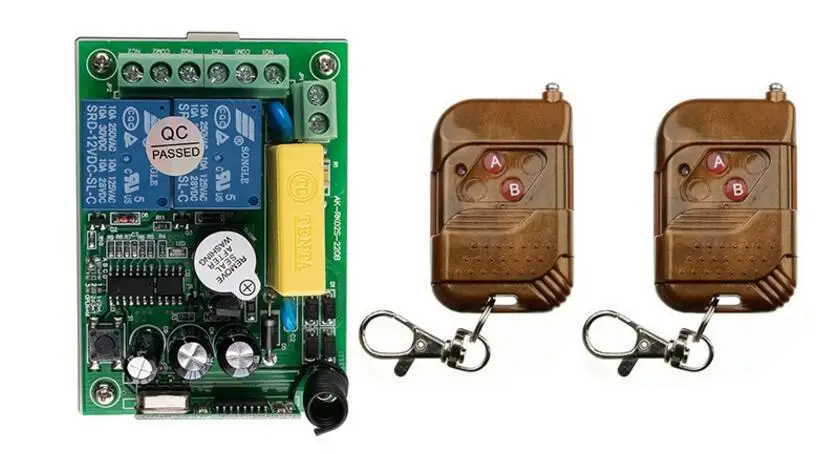 Новый беспроводной релейный передатчик переменного тока 220 В 1 канал 10 А