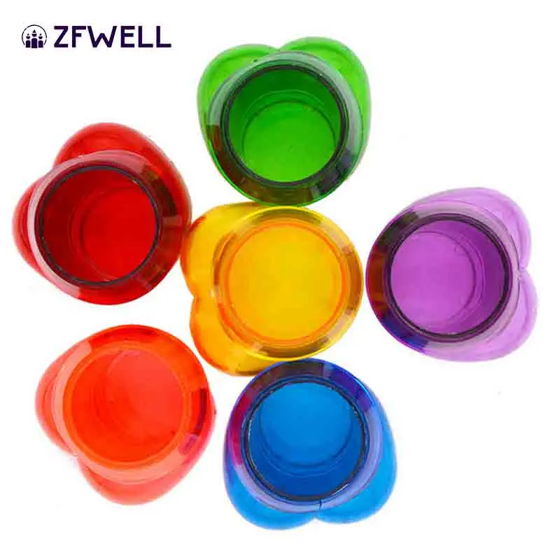ZFWELL 6pz цветные экологически чистые jj кружки для пениса вечерние бокалы помолвки