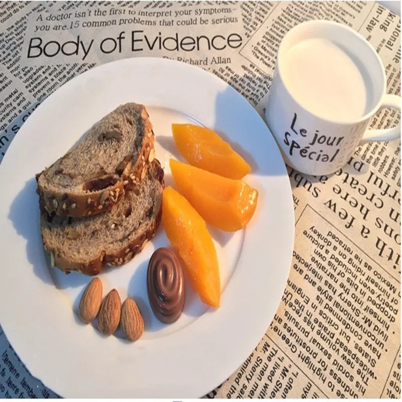 Ретро газетная скатерть Европейская мода украшение для дома Стол Крышка