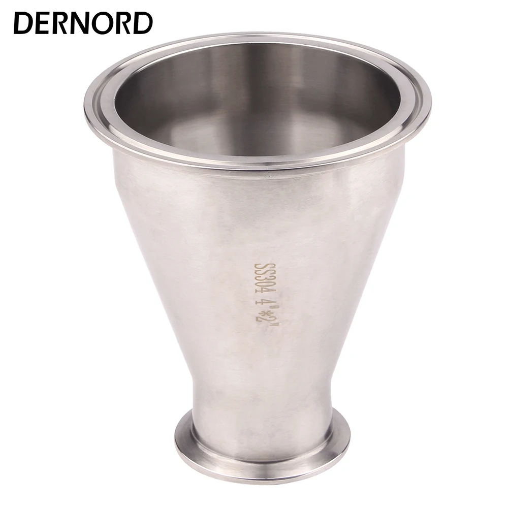 DERNORD triclamp 4 ''* 2'' санитарный фитинг Торцевая крышка TRI CLAMP плоский редуктор Tri