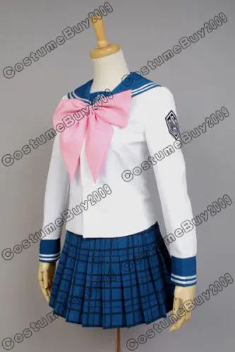 Аниме Dangan Ronpa Danganronpa Sayaka Maizono маскарадные костюмы для женщин костюм на Хэллоуин