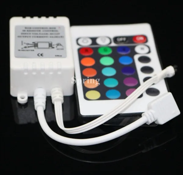 Free shipping DC12V 24 Keys IR Remote Controller | Лампы и освещение