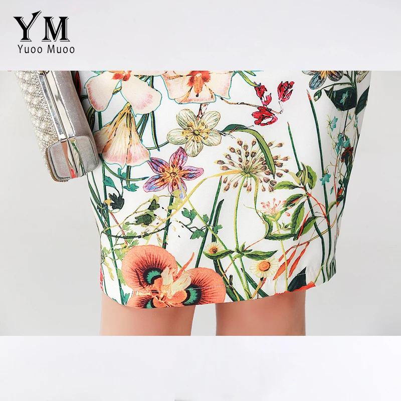 YuooMuoo 2018 летнее платье женское до колена элегантное офисное европейский бренд