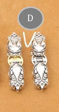 Style D Новинка 925, серебряные двойные бусины Pixiu, настоящие 925 пробы, серебряные бусины Fengshui Pixiu, богатые бусины Piyao, сделай сам, хороший браслет, приносящий удачу - Цвет: Style D