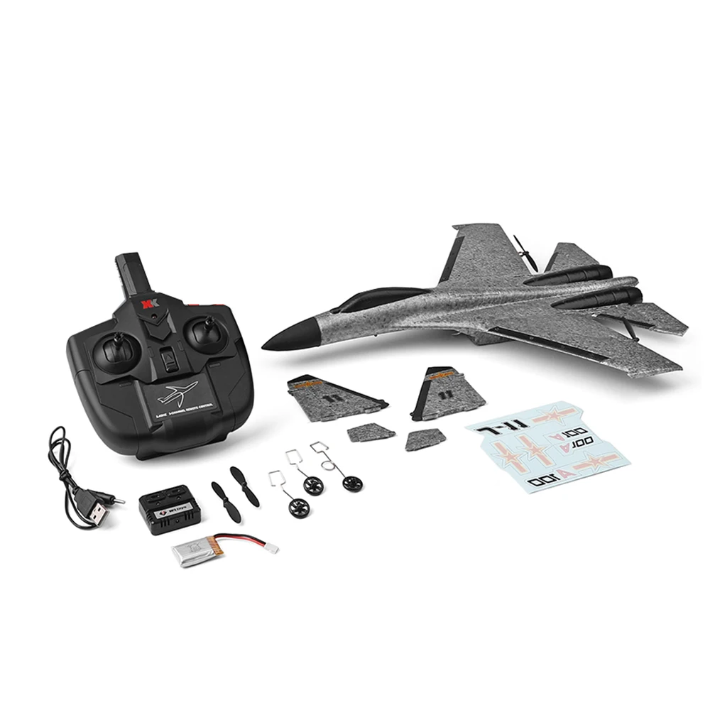 Оригинальный Wltoys XK A100 2 4G 340 мм 3CH RC самолет с неподвижным крылом самолета уличные