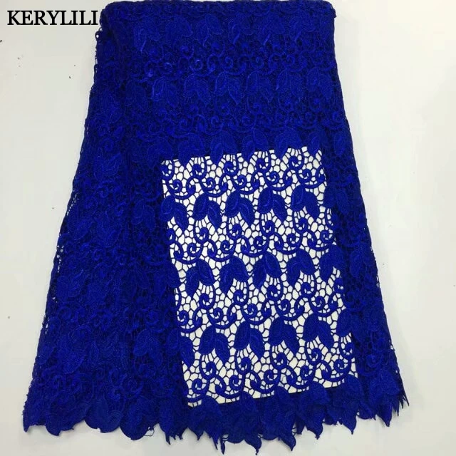 KER YLILI Orange Red New African Cord Lace Fabric High Quality Guipure Nigerian Wedding French 5Y KRL-5679 | Дом и сад