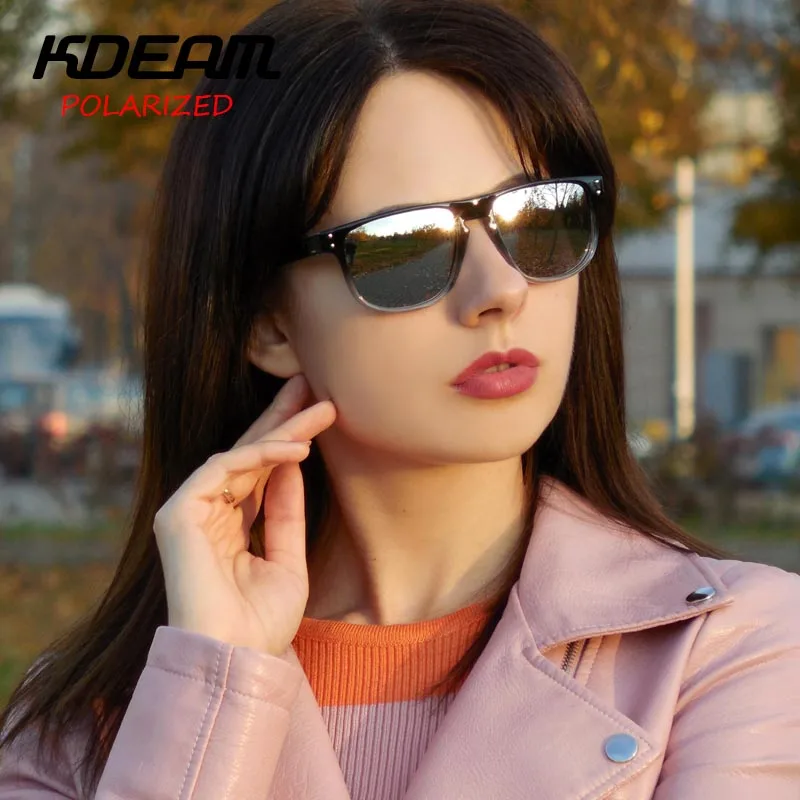 Мужские спортивные солнцезащитные очки KDEAM KD6790 с поляризационными линзами UV400 2019