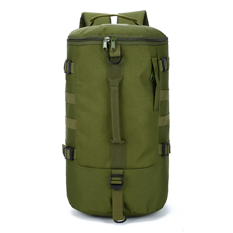 Army green Тактический рюкзак большой емкости, военная армейская многофункциональная камуфляжная сумка на плечо, сумка для путешествий, кемпинга, походов, охоты - Цвет: Army green
