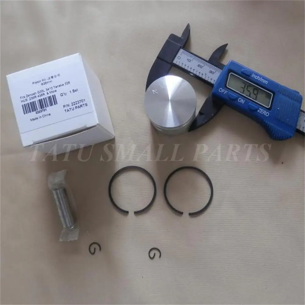 Поршневой комплект G35L 36 мм для ZENOAH G3K BC3400 BK3410 HUS. Набор колец в сборе 436R 23r|zenoah cylinder