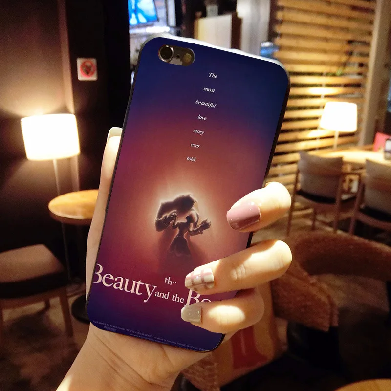 MaiYaCa The Beauty And Beast Movie красивые аксессуары для телефонов Чехол Apple iPhone 8 7 6 6S Plus X 5 5S SE
