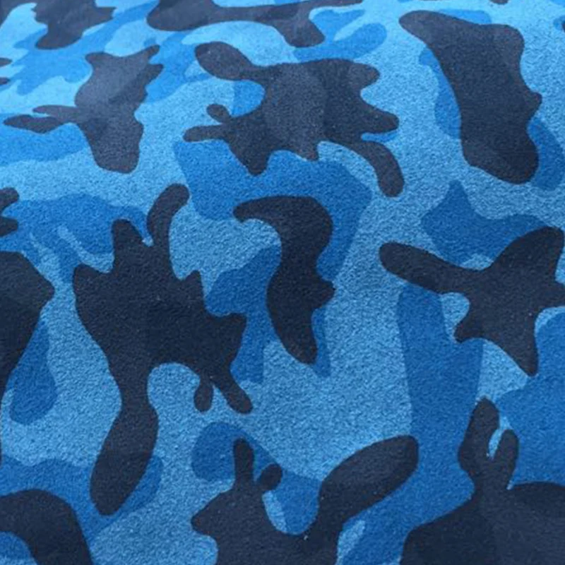 Hotsale Camo Printed Genuine Suede Leather Piece for Shoes/Boot/Handbag Free Shipping | Дом и сад