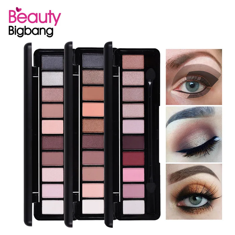 BeautyBigBang палитра теней для век 10 цветов натуральный макияж Гламурная Косметика с