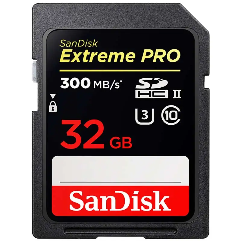 Sandisk Extreme Pro 32 Гб SDHC UHS-2 U3 класс 10 карта флэш-памяти скорость до 300 для цифровой