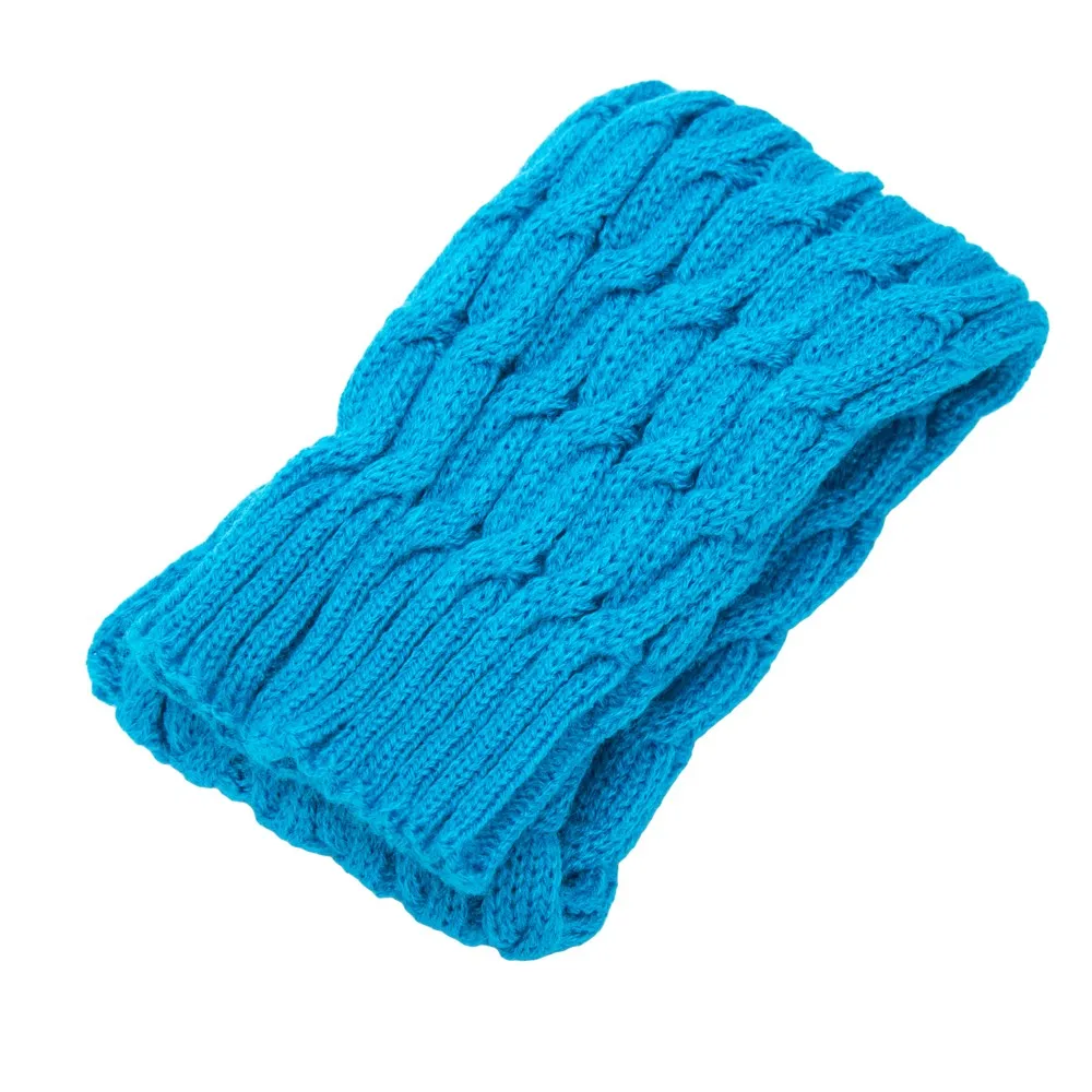 Blue Feitong высокое качество женские зимние теплые гетры Вязаные крючком длинные носки выше колена носки горячая Распродажа модный подарок - Цвет: Blue