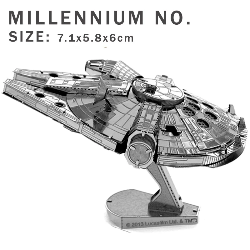 Новый творческий Звездные войны 3D головоломки 3d-модели металла DIY Звездный