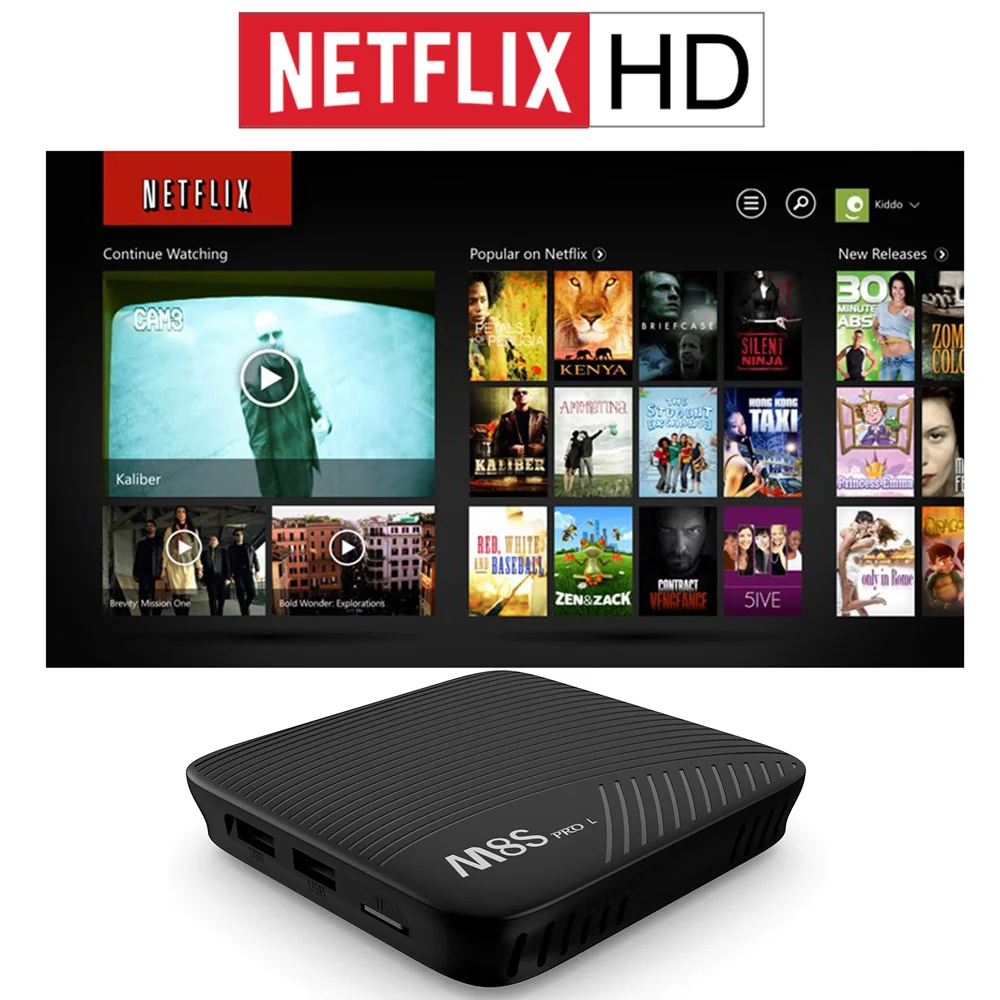 Mecool M8S PRO L 2 шт./лот Smart Android 7 1 ТВ-приставка S912 Восьмиядерный 3 ГБ/16 ГБ UHD 4K мини-ПК |
