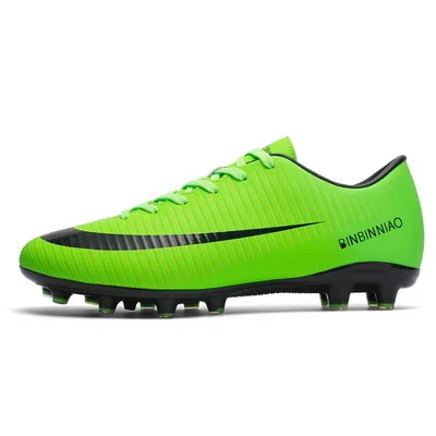 Закрытый Superfly дышащая Chuteira Futebol высокое качество дешевые мужские сникерсы Superfly TF дети Футбол обувь A8 - Цвет: green 2