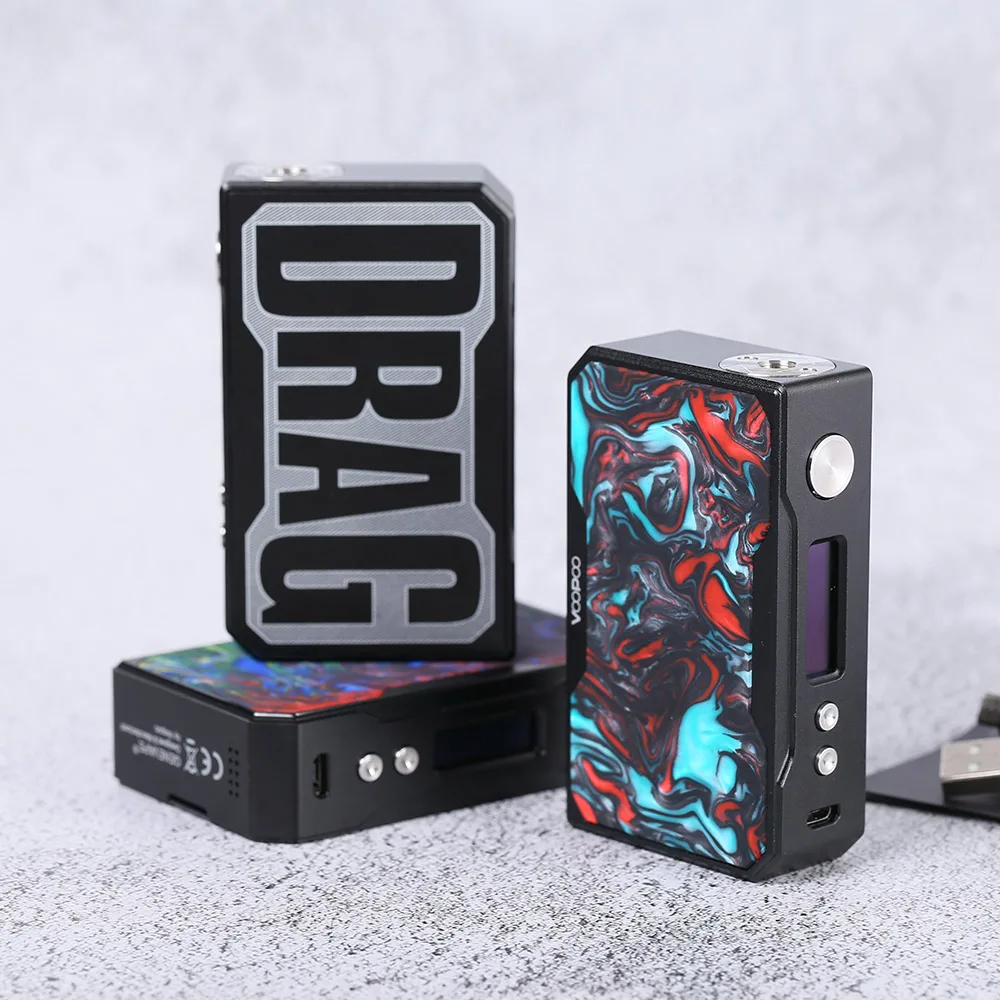Оригинальный Wotofo изогнутый RDA Vape танк с перетащите 157 Вт TC коробка испаритель