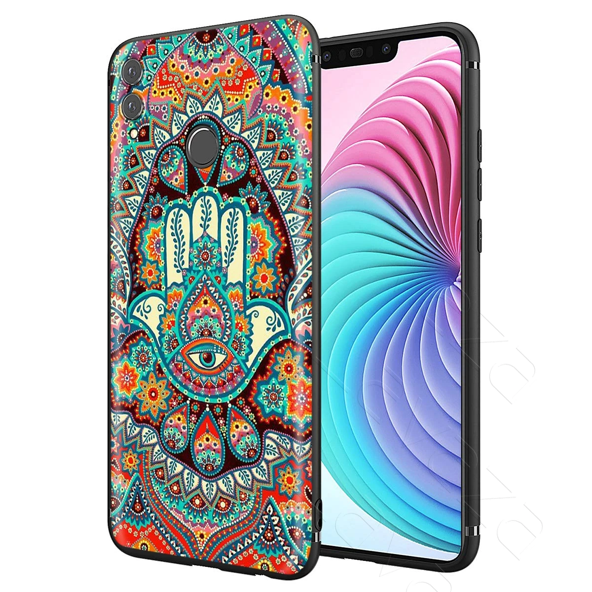 Lavaza Hamsa Hand of Fatima Case for Huawei Mate Y7 Y9 P8 P9 P10 P20 P30 P40 Max Lite Pro P Smart Mini |