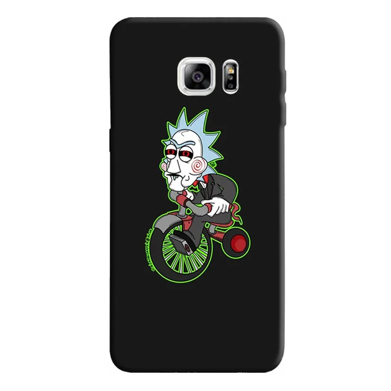 Rick and Morty Модный черный мягкий Уретановый Термопластик (tpu) силиконовый чехол для