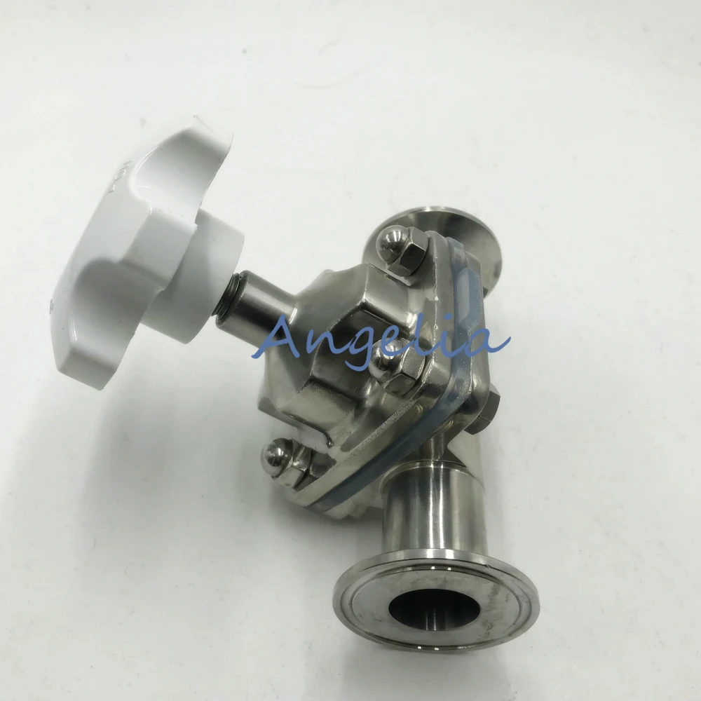 1/2 &quotтруба OD 15 мм санитарная нержавеющая сталь 316L Tri Clamp 50 5 мембранный клапан