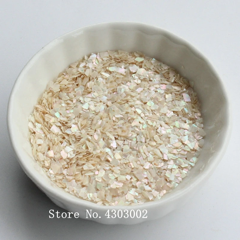 100 г/лот натуральный цвет мятая перламутровая раковина для самостоятельного