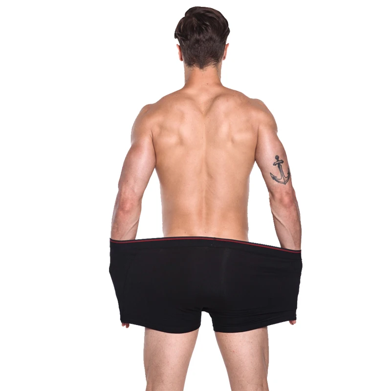3 шт./лот мужское нижнее белье боксеры Hombre Roupa Masculina однотонные Cueca спортивные Mutande