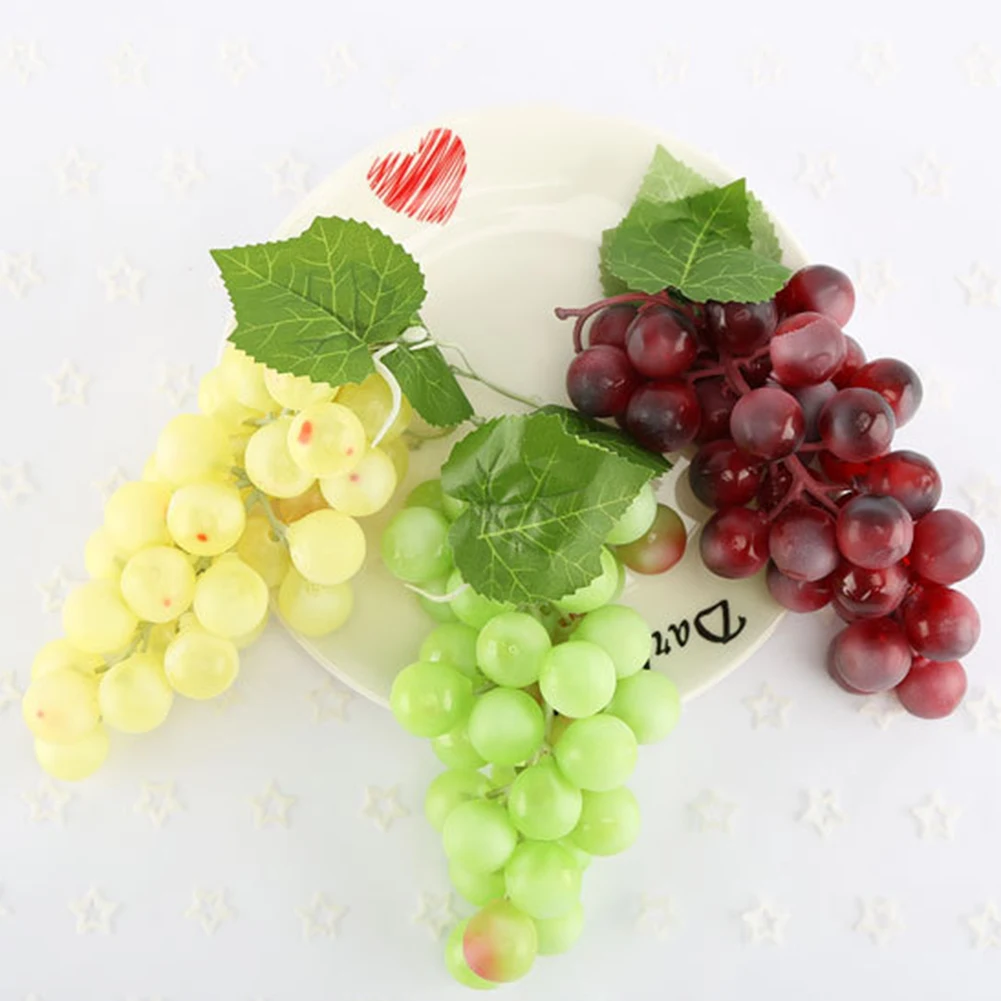 3 шт./компл. дома искусственное фруктовое поддельные имитация винограда
