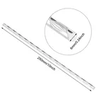 Акриловый круглый стержень Uxcell, твердый стержень из ПММА, 4 шт., 6 мм x 250 мм, белыйжелтыйзеленыйголубойсветильник-фиолетовыйрозовый