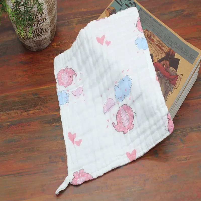 Детское газовое полотенце для лица с 6 слоями уплотненное мягкое воздушным