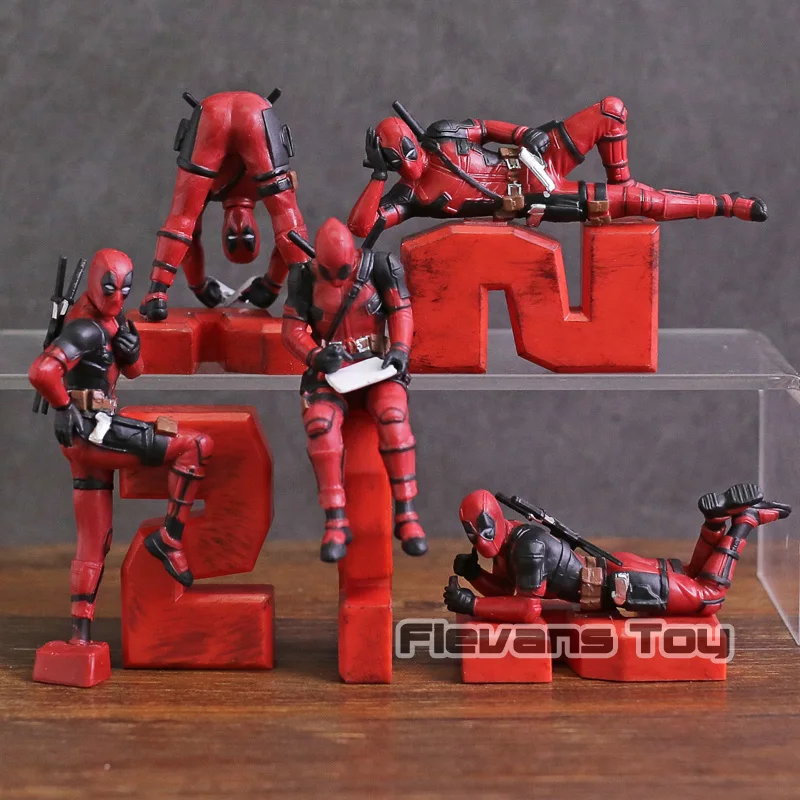 ПВХ Фигурки Deadpool 2 с забавными моделями игрушки автомобиль украшение для дома
