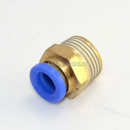 Мужской 3/8 &quot 8 мм Прямой Толчок в Фитинг Пневматический Нажатием Воздуха|pneumatic