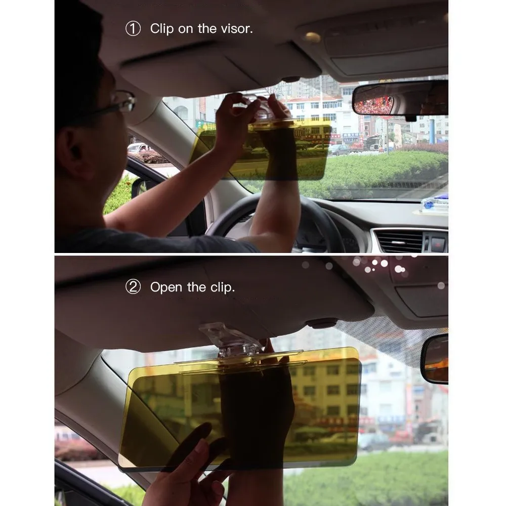 Антибликовые ослепительные очки для автомобиля дневное и ночное видение зеркало