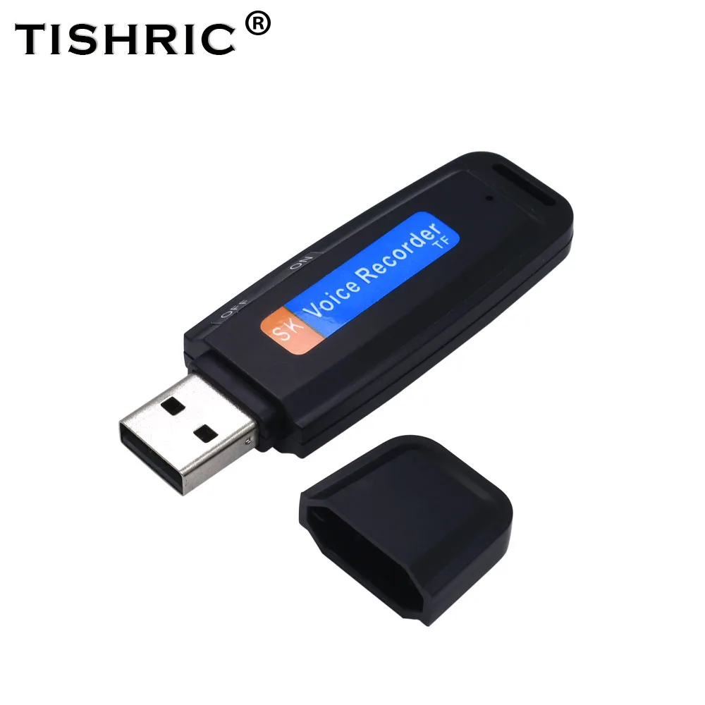 Usb диктофон TISHRIC перезаряжаемый профессиональный мини флеш накопитель для карт