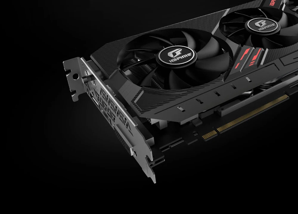Красочные GeForce GTX 1660 6G Ультра графическая карта Nvidia GDDR5 GPU игровая видеокарта 8 Pin PCI-E3.0 HDMI DVI для рабочего стола