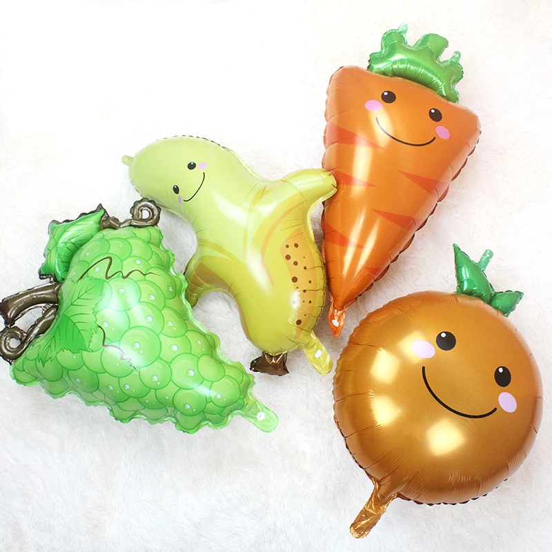 10 шт. в форме фруктов банана/клубники/моркови/брокколи украшения для дня рождения