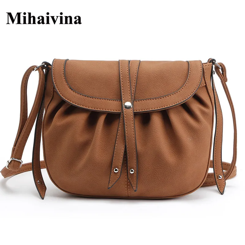 Mihaivina новые модные женские сумки через плечо маленькая винтажная сумка