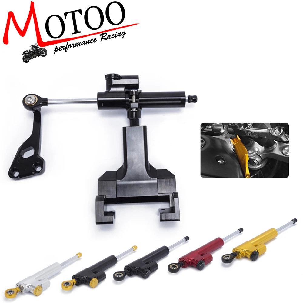 

Motoo - Full Set of Steering Damper Mounting Bracket Kit for YAMAHA MT-07 FZ-07 2014-2017