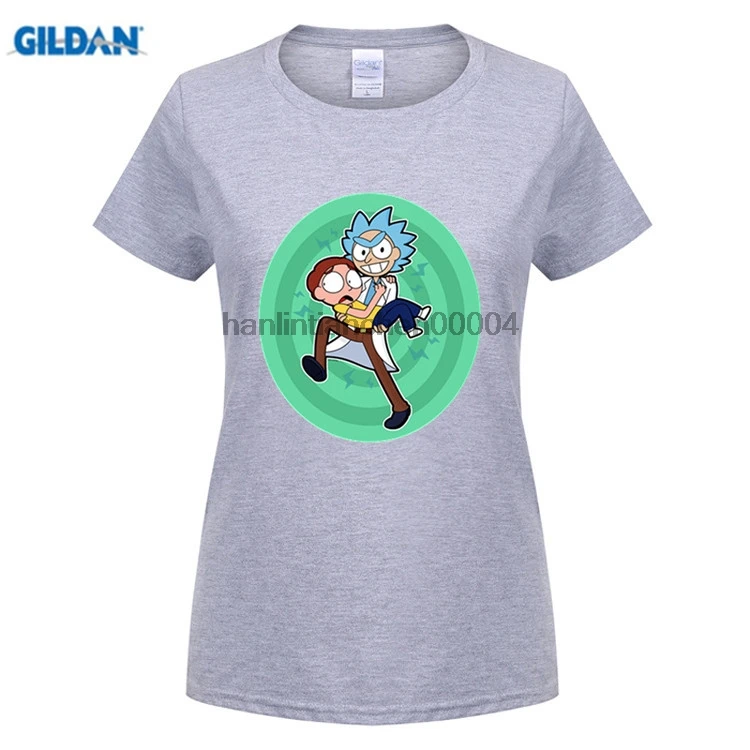 GILDAN Рик Морти 100% хлопок футболка аниме Camisa Homme рукава реглан футболки топы |